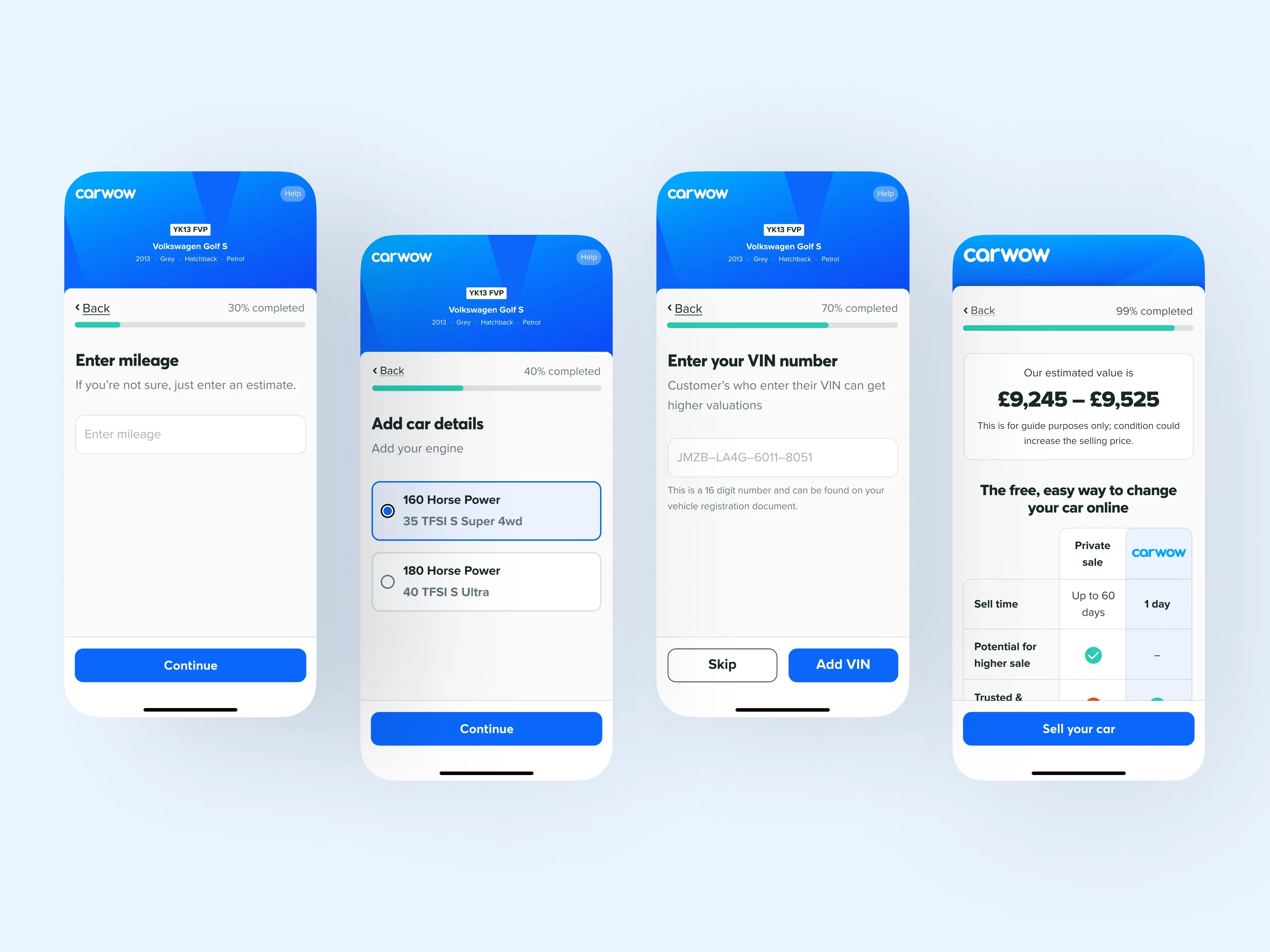 Solution 2 — landing page