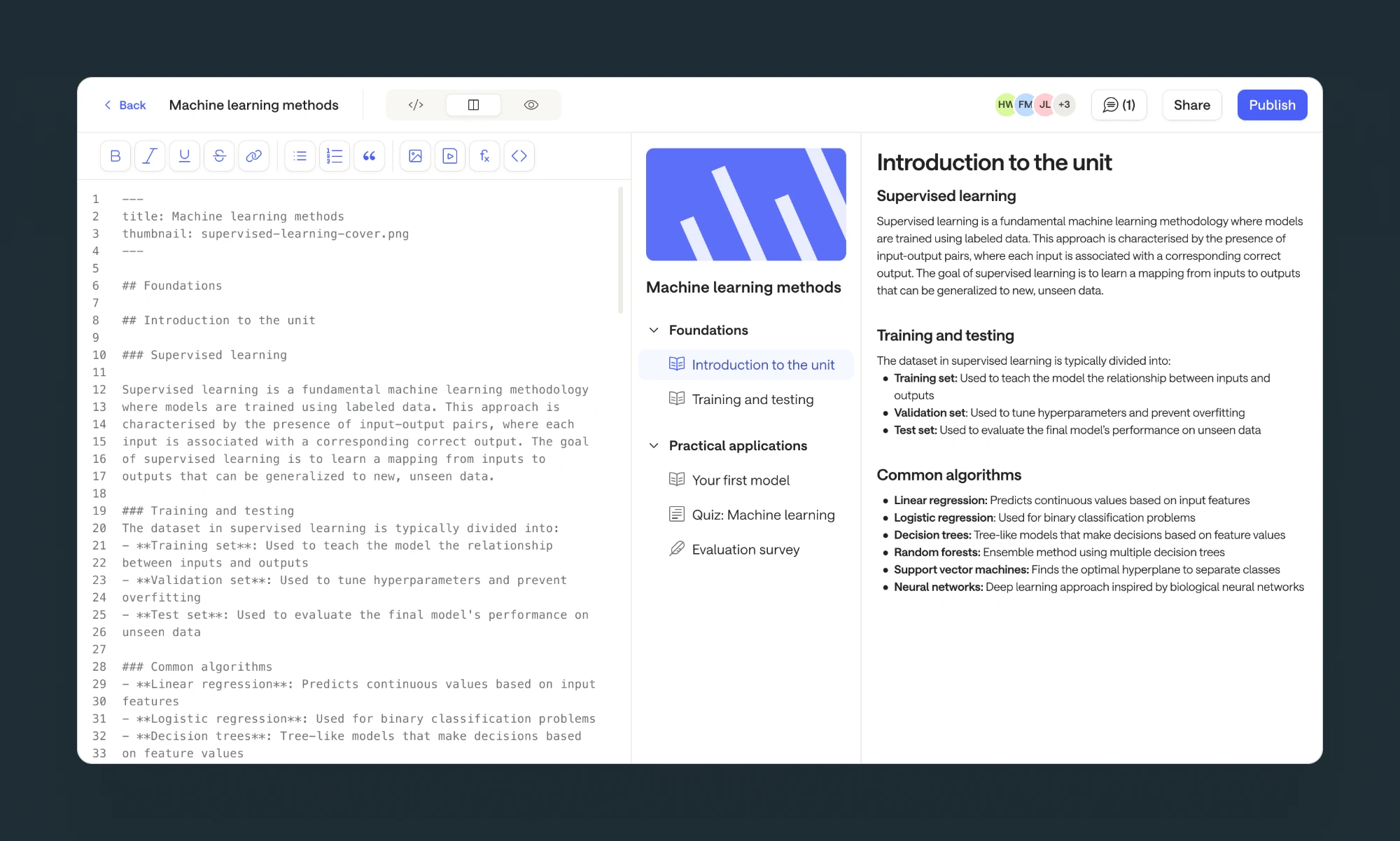 AI Content Editor